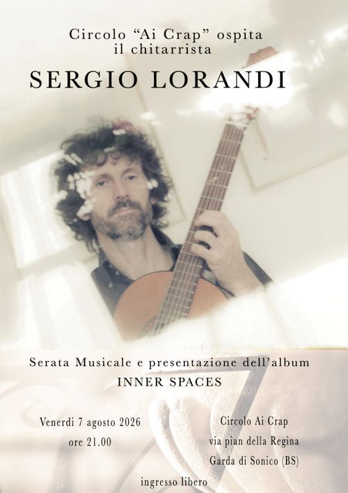 SERGIO LORANDI - Serata musicale e presentazione dell'album INNER SPACES