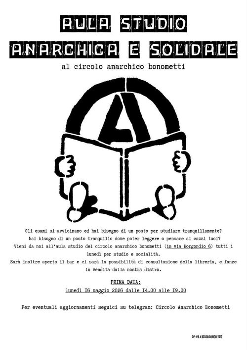 AULA STUDIO ANARCHICA E SOLIDALE