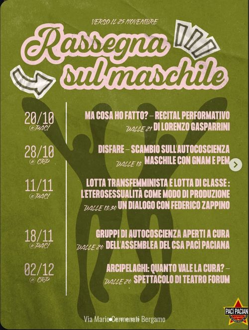 Rassegna sul maschile