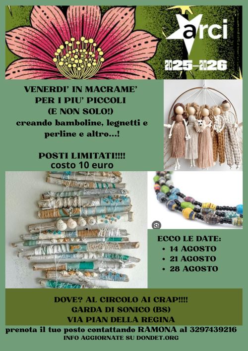 VENERDI' IN MACRAME'