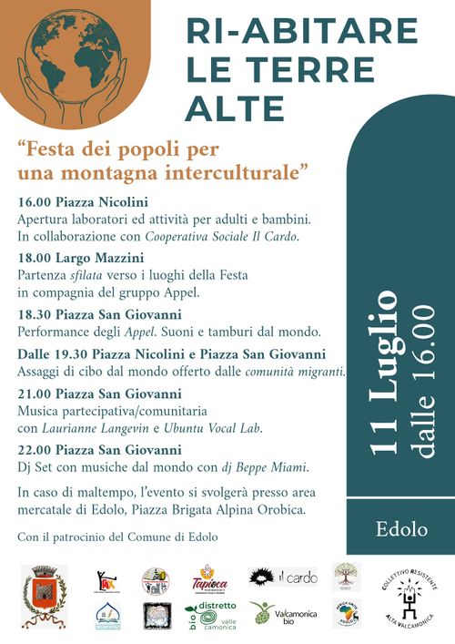 Festa dei Popoli per una montagna interculturale 