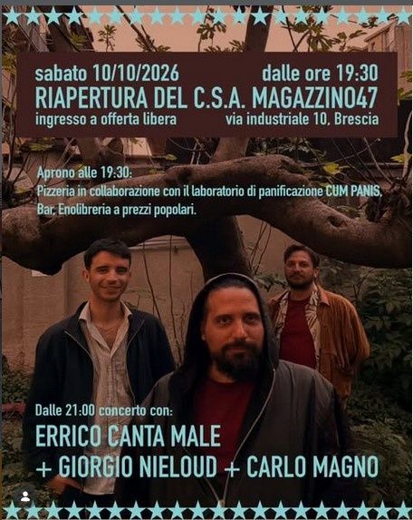 RIAPERTURA DEL CSA MAGAZZINO47