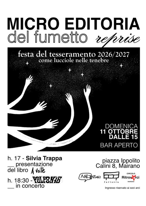 Festa di Tesseramento Arci Farinera e Microeditoria del fumetto
